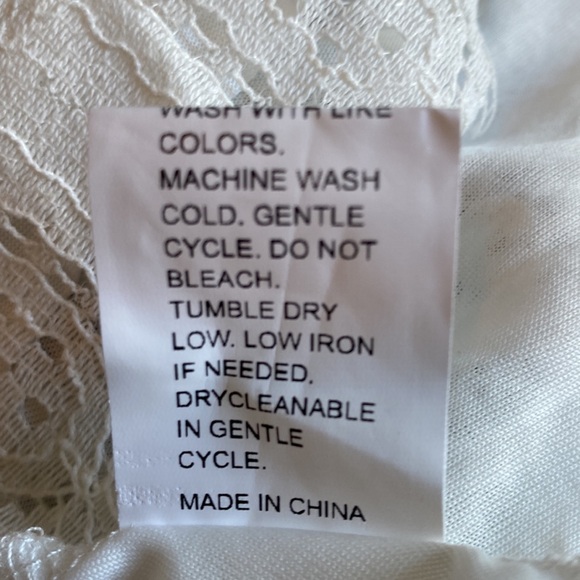 NWT SHEIN white lace dress, size M - Picture 7 of 7